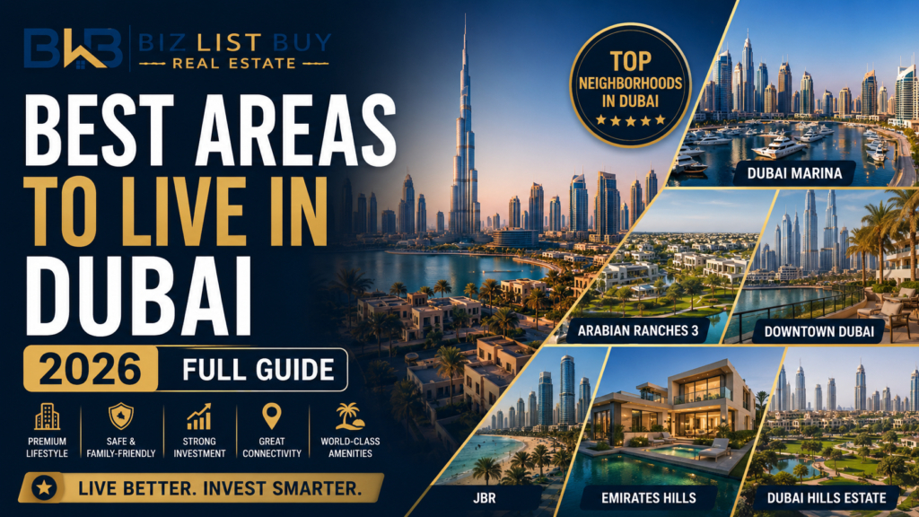 Best Areas to Live in Dubai 2026 | Full Guide